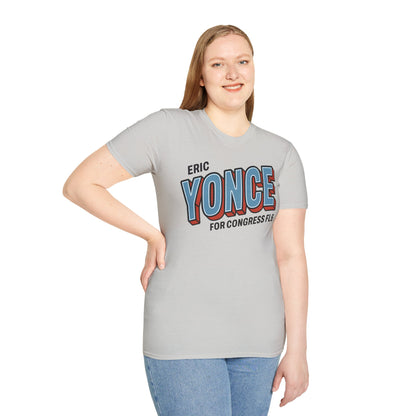 Yonce For Congress Unisex T-Shirt - Front and Back Imprint