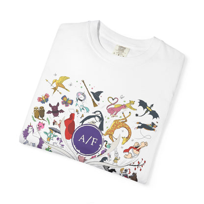 Comfort Colors T-shirt - Magical Banned Books Soft Heavy Cotton - Annie's Foundation