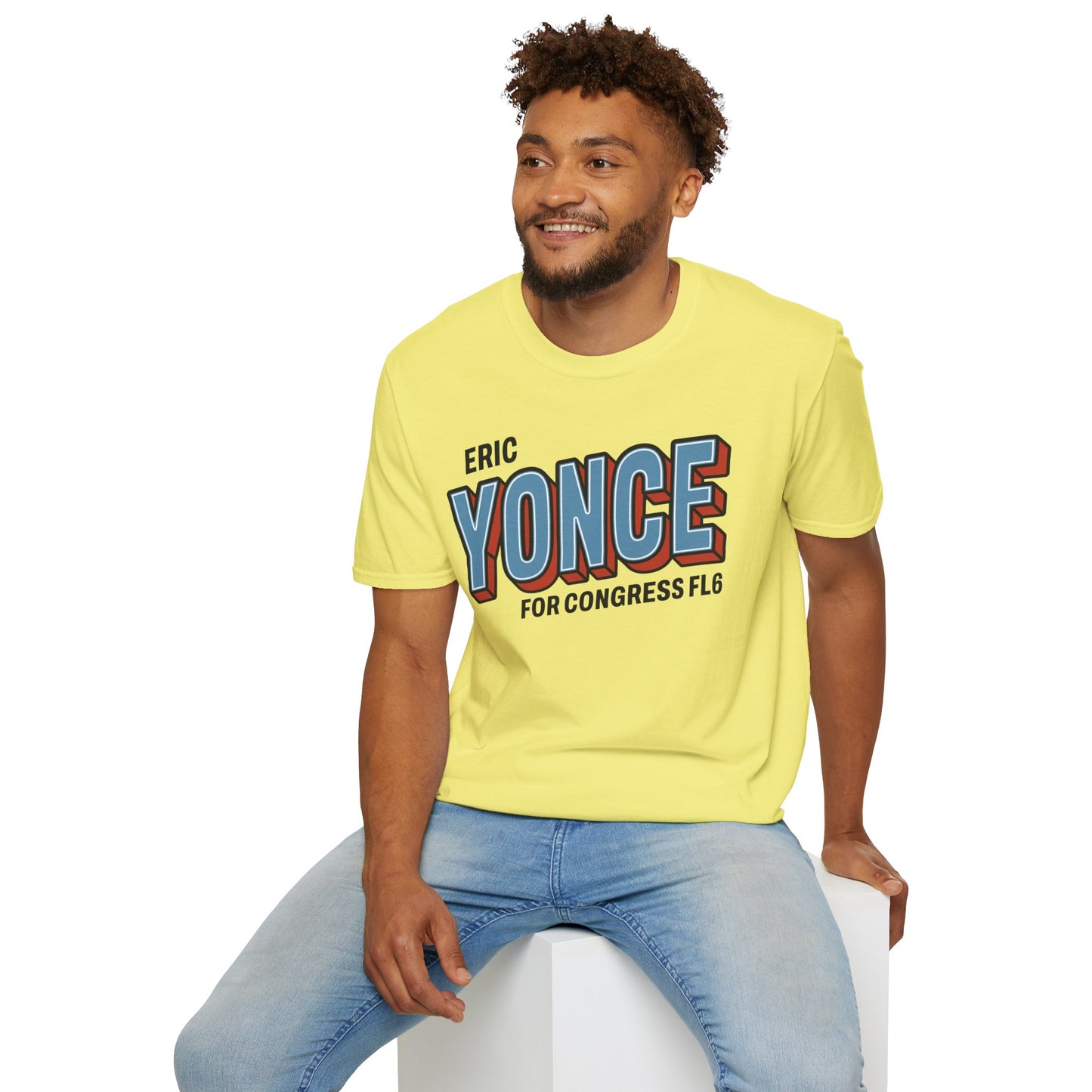 Yonce For Congress Unisex T-Shirt - Front and Back Imprint