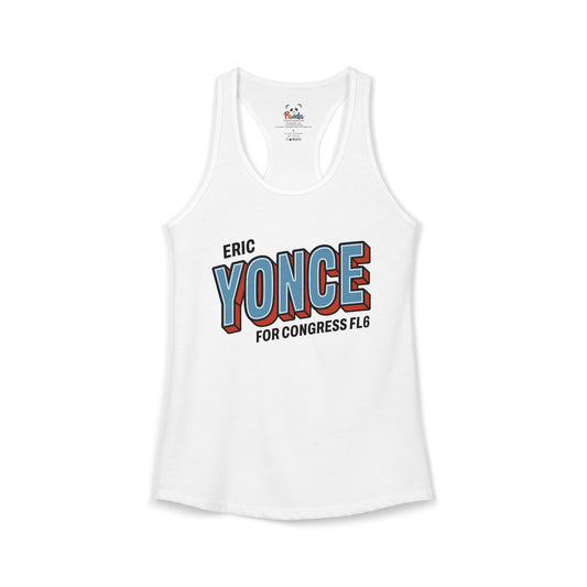 Women's Ideal Racerback Tank - Yonce for Congress