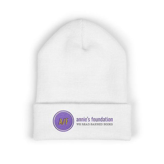 Embroidered Beanie - Annie's Foundation We Read Banned Books