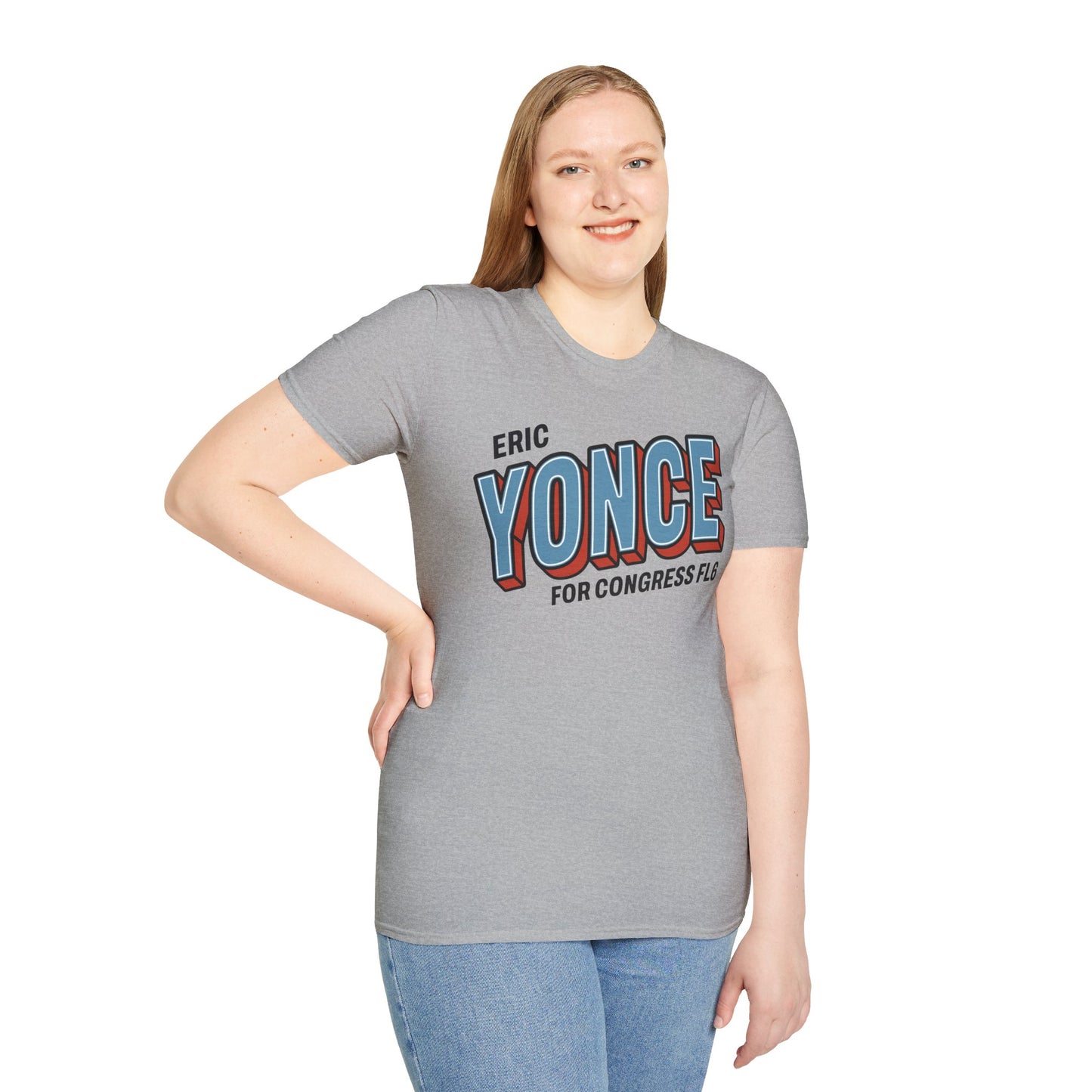 Yonce For Congress Unisex T-Shirt - Front and Back Imprint