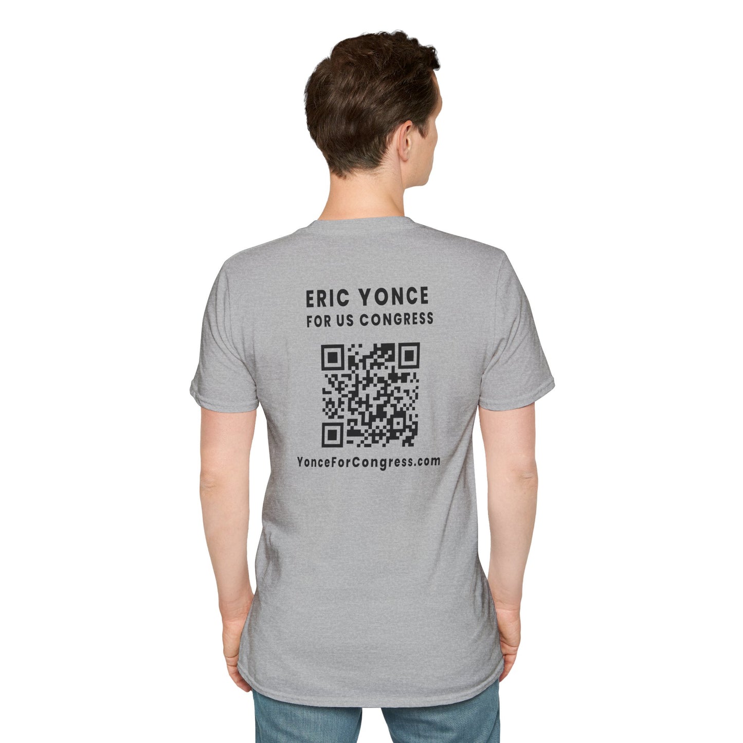 Yonce For Congress Unisex T-Shirt - Front and Back Imprint