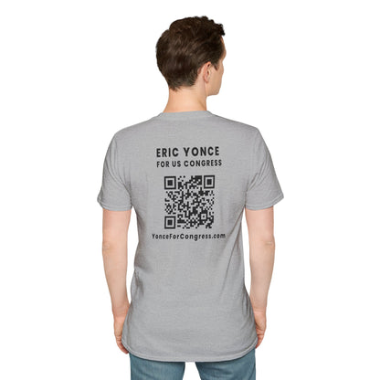 Yonce For Congress Unisex T-Shirt - Front and Back Imprint