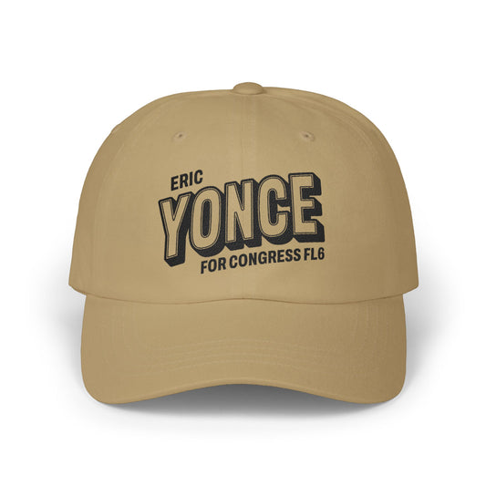 Embroidered Classic Dad Cap - Eric Yonce For Congress FL6