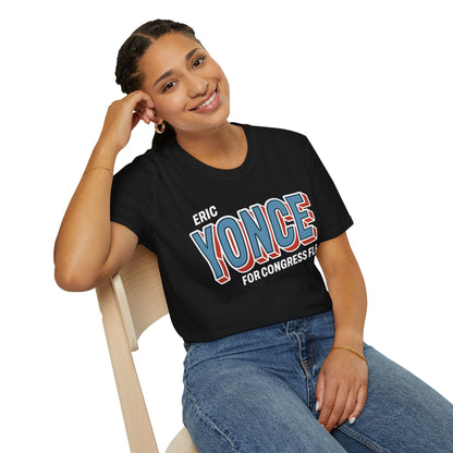 Yonce For Congress Unisex T-Shirt - Front and Back Imprint