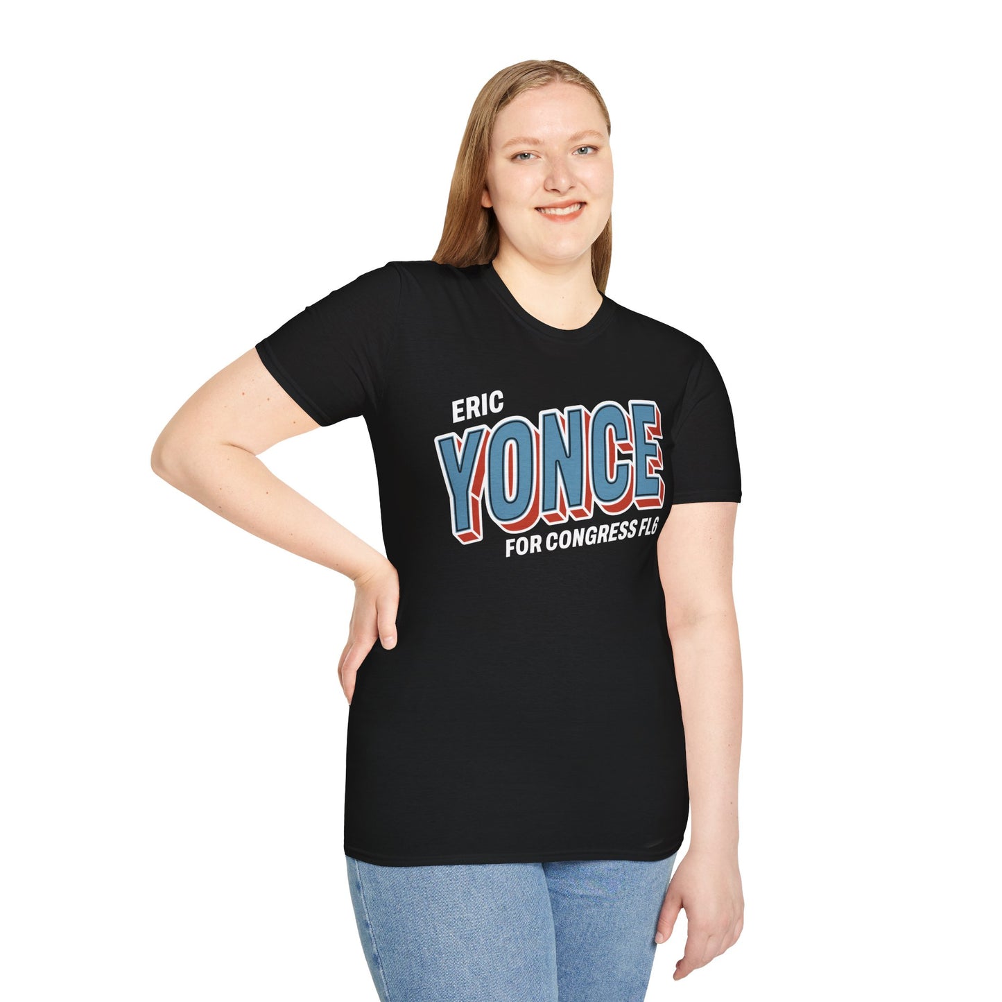 Yonce For Congress Unisex T-Shirt - Front and Back Imprint