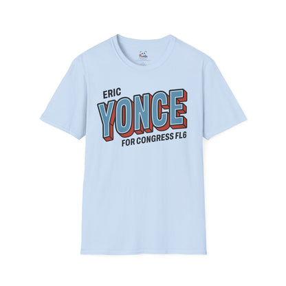 Yonce For Congress Unisex T-Shirt - Front and Back Imprint