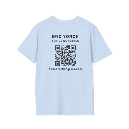 Yonce For Congress Unisex T-Shirt - Front and Back Imprint