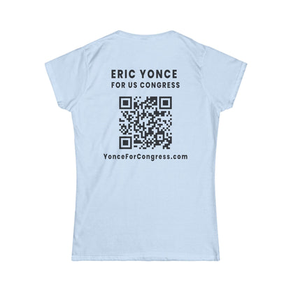 Yonce for Congress Women’s Tee – Front and Back Imprint