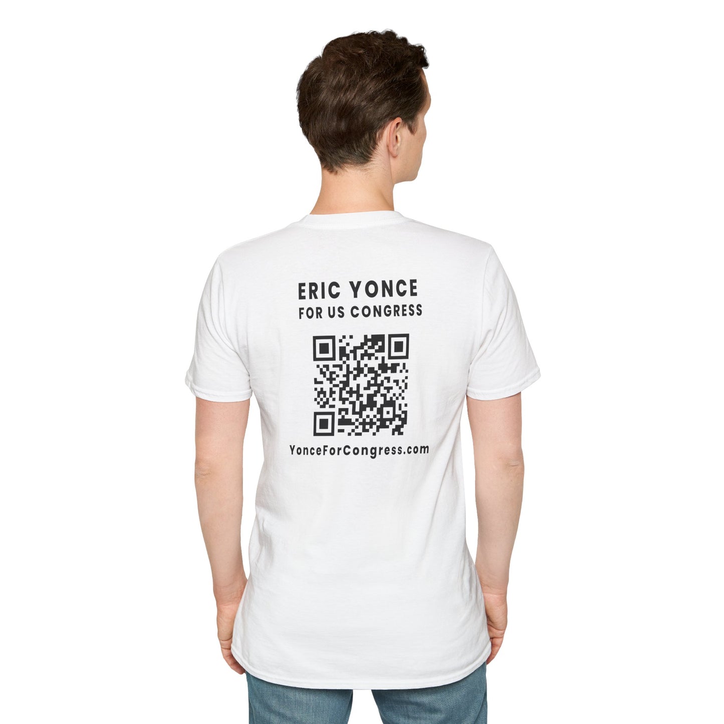 Yonce For Congress Unisex T-Shirt - Front and Back Imprint