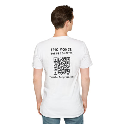 Yonce For Congress Unisex T-Shirt - Front and Back Imprint
