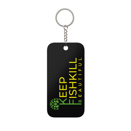 Keep Fishkill Beautiful Double-Sided Keychain Charm