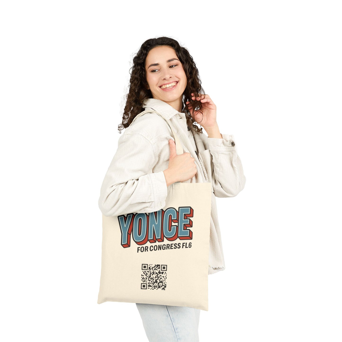 Campaign Tote Bag — YONCE for Congress Cotton Canvas