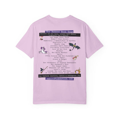Comfort Colors T-shirt - Magical Banned Books Soft Heavy Cotton - Annie's Foundation