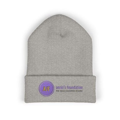 Embroidered Beanie - Annie's Foundation We Read Banned Books