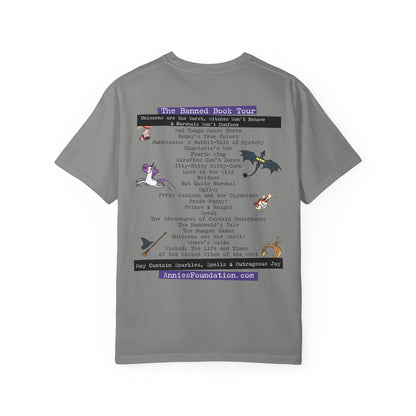 Comfort Colors T-shirt - Magical Banned Books Soft Heavy Cotton - Annie's Foundation