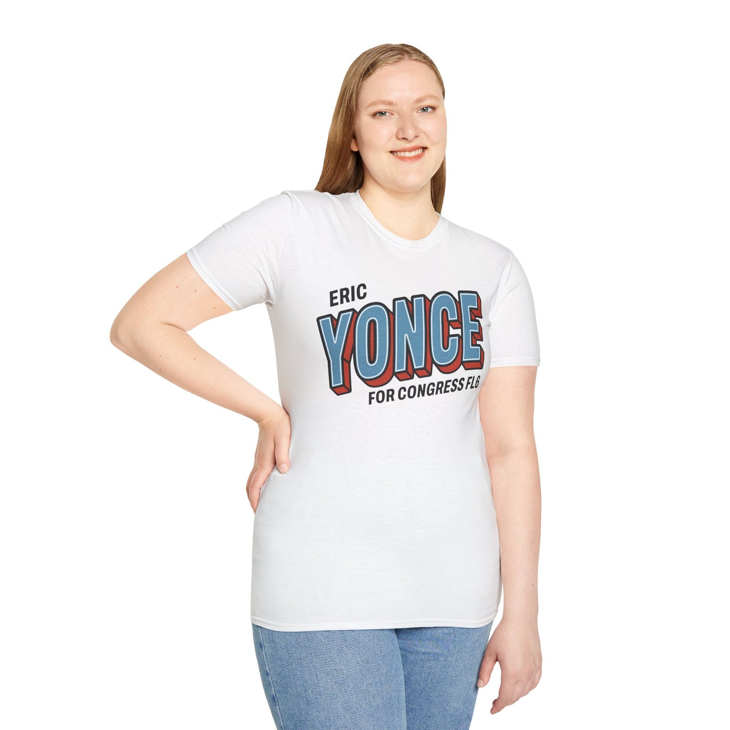 Yonce For Congress Unisex T-Shirt - Front and Back Imprint