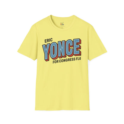 Yonce For Congress Unisex T-Shirt - Front and Back Imprint