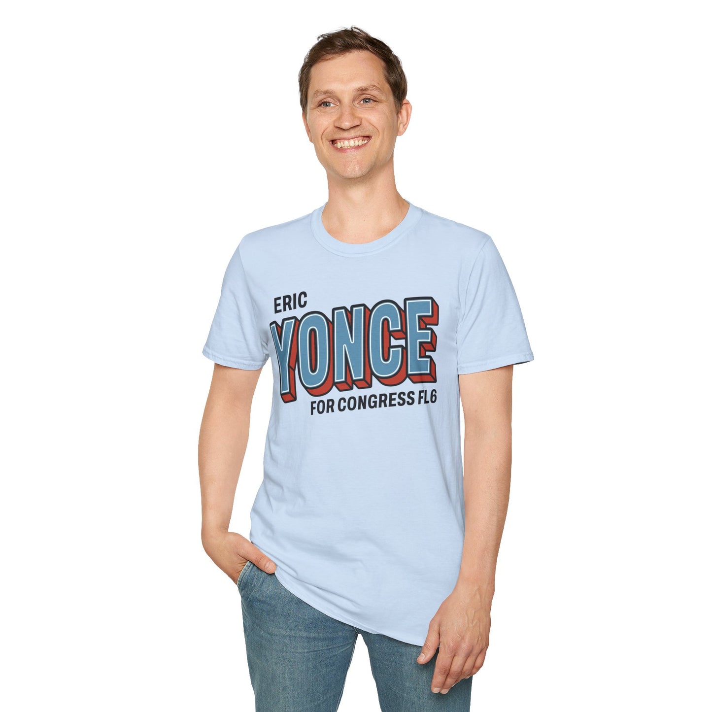 Yonce For Congress Unisex T-Shirt - Front and Back Imprint