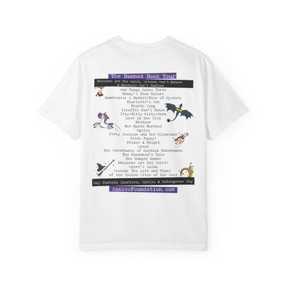 Comfort Colors T-shirt - Magical Banned Books Soft Heavy Cotton - Annie's Foundation