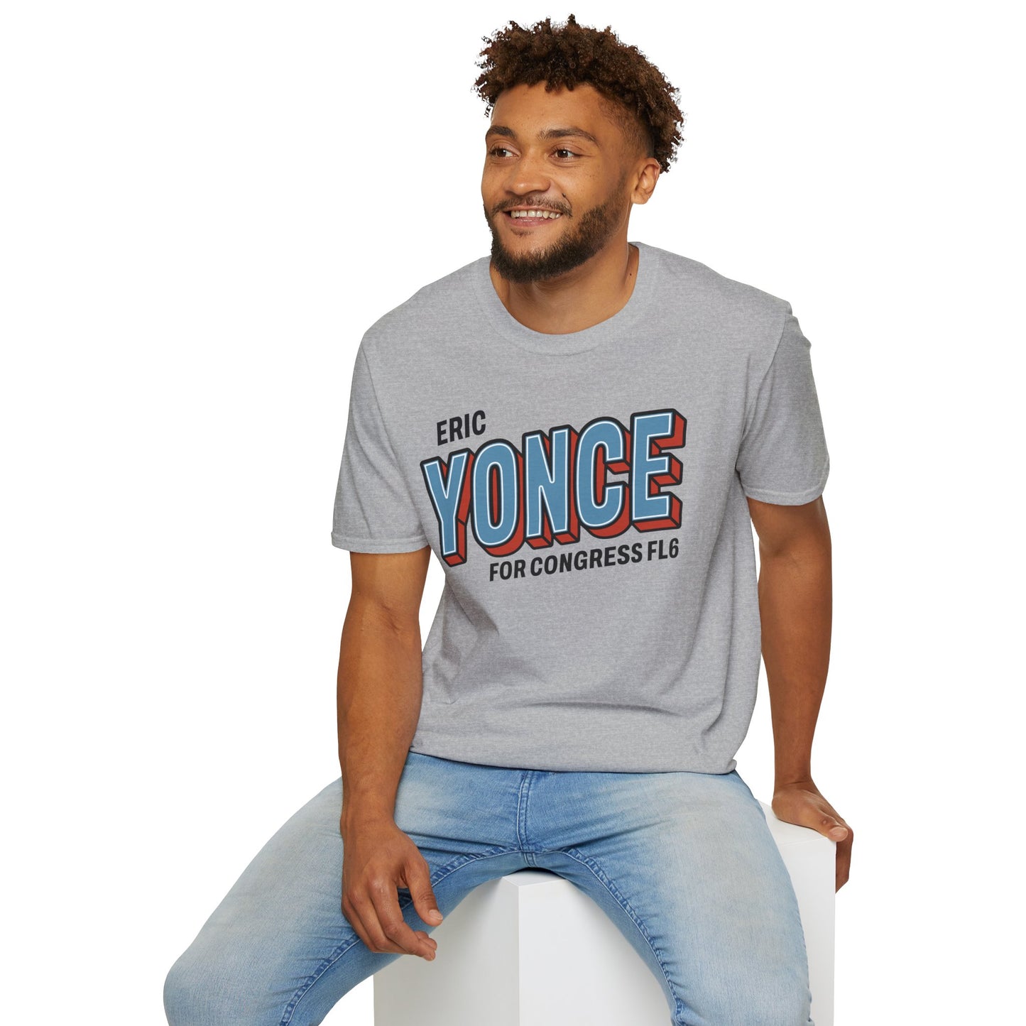 Yonce For Congress Unisex T-Shirt - Front and Back Imprint