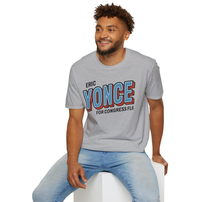 Yonce For Congress Unisex T-Shirt - Front and Back Imprint