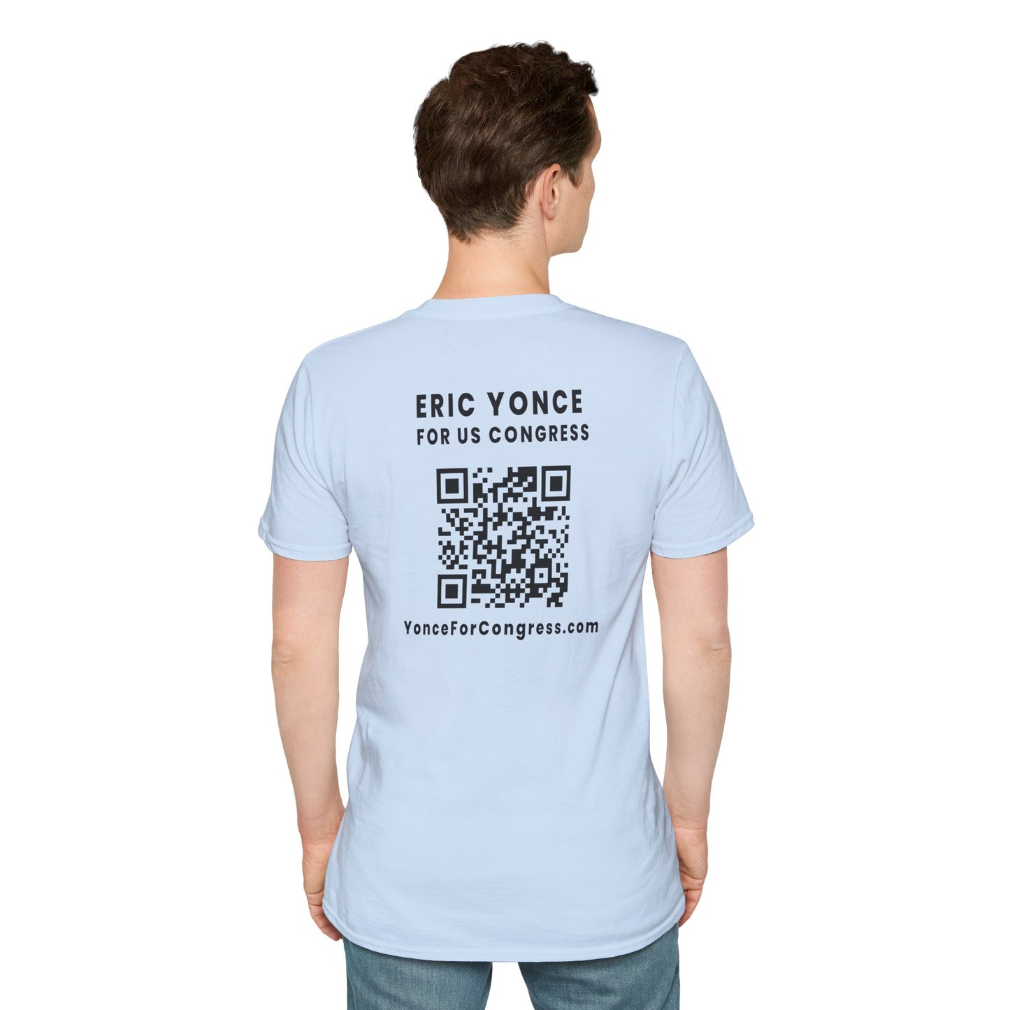 Yonce For Congress Unisex T-Shirt - Front and Back Imprint