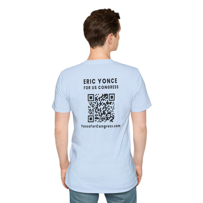Yonce For Congress Unisex T-Shirt - Front and Back Imprint