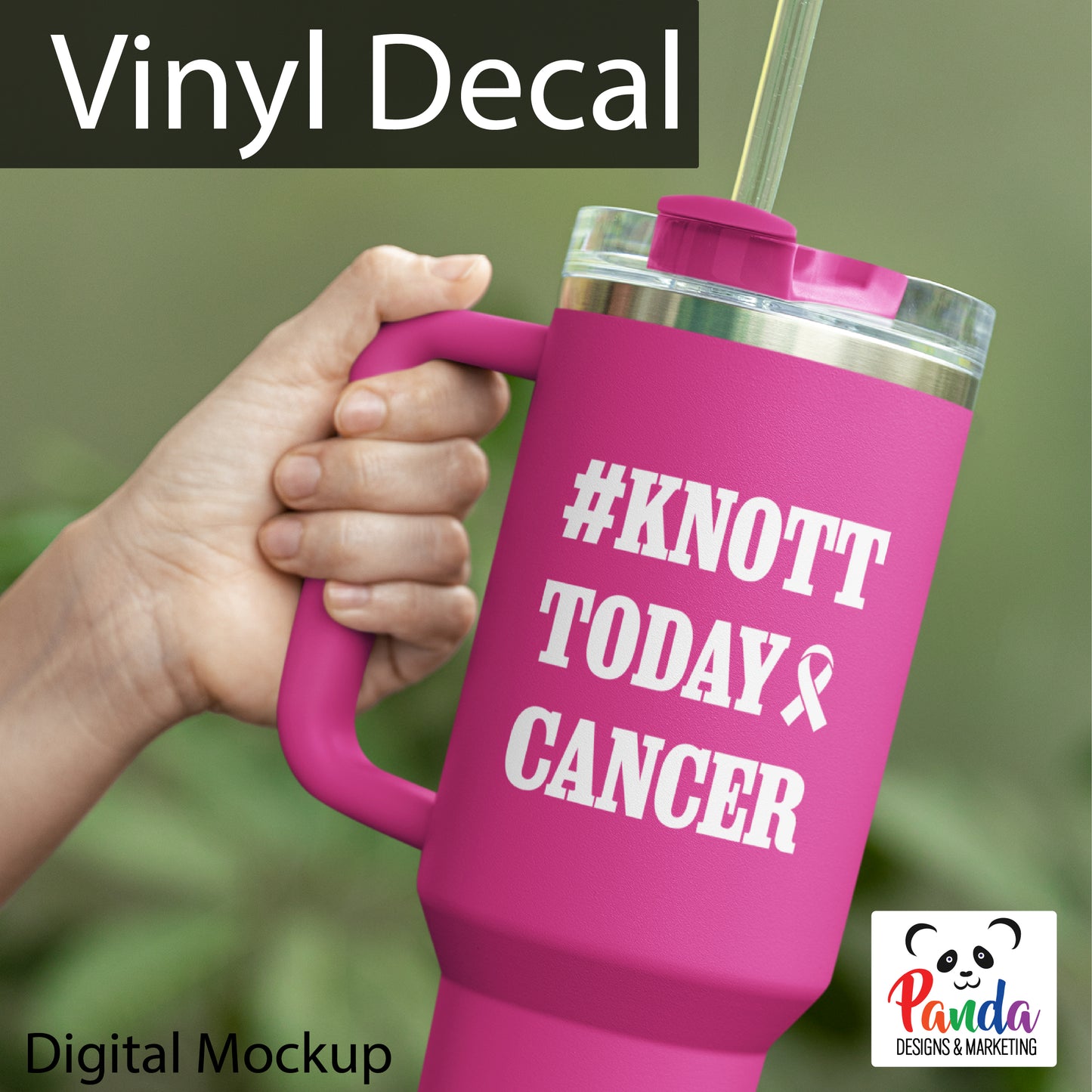Knott Today Cancer Vinyl Decal Sticker