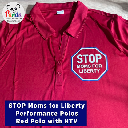 Performance Polos -STOP Moms for Liberty