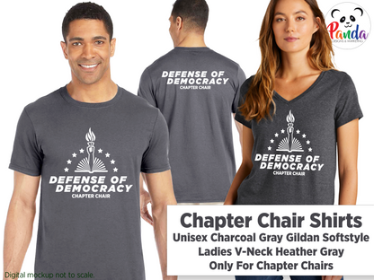 Chapter Chair T-shirt - Defense of Democracy.