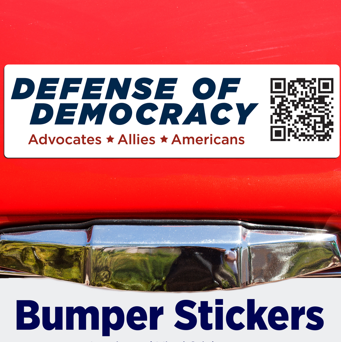 Bumper Stickers: Defense of Democracy