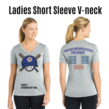 Ladies Shirts - All Styles Cooperstown 2026
