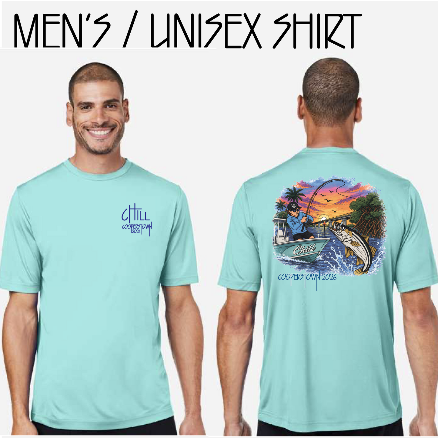 Chill Cooperstown Performance T-shirts Shirts