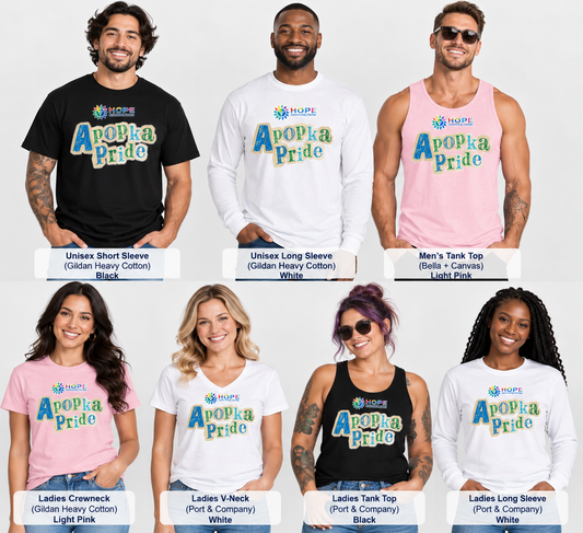 Apopka Pride - Plain Logo - Cotton T-shirts & Tanks