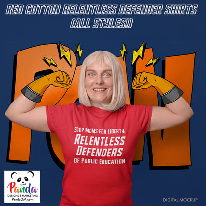 Relentless Defenders - Red T-shirts, all styles