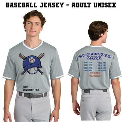Men's / Unisex  Adult Shirts and Hoodies - Cooperstown 2026