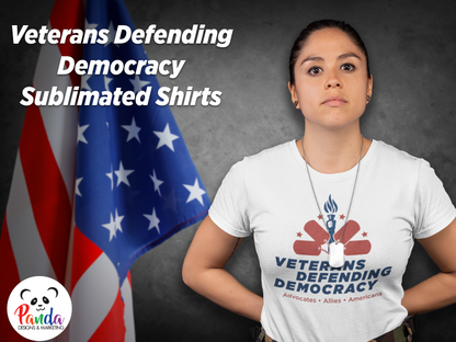 Veterans Defending Democracy Sublimated Shirts