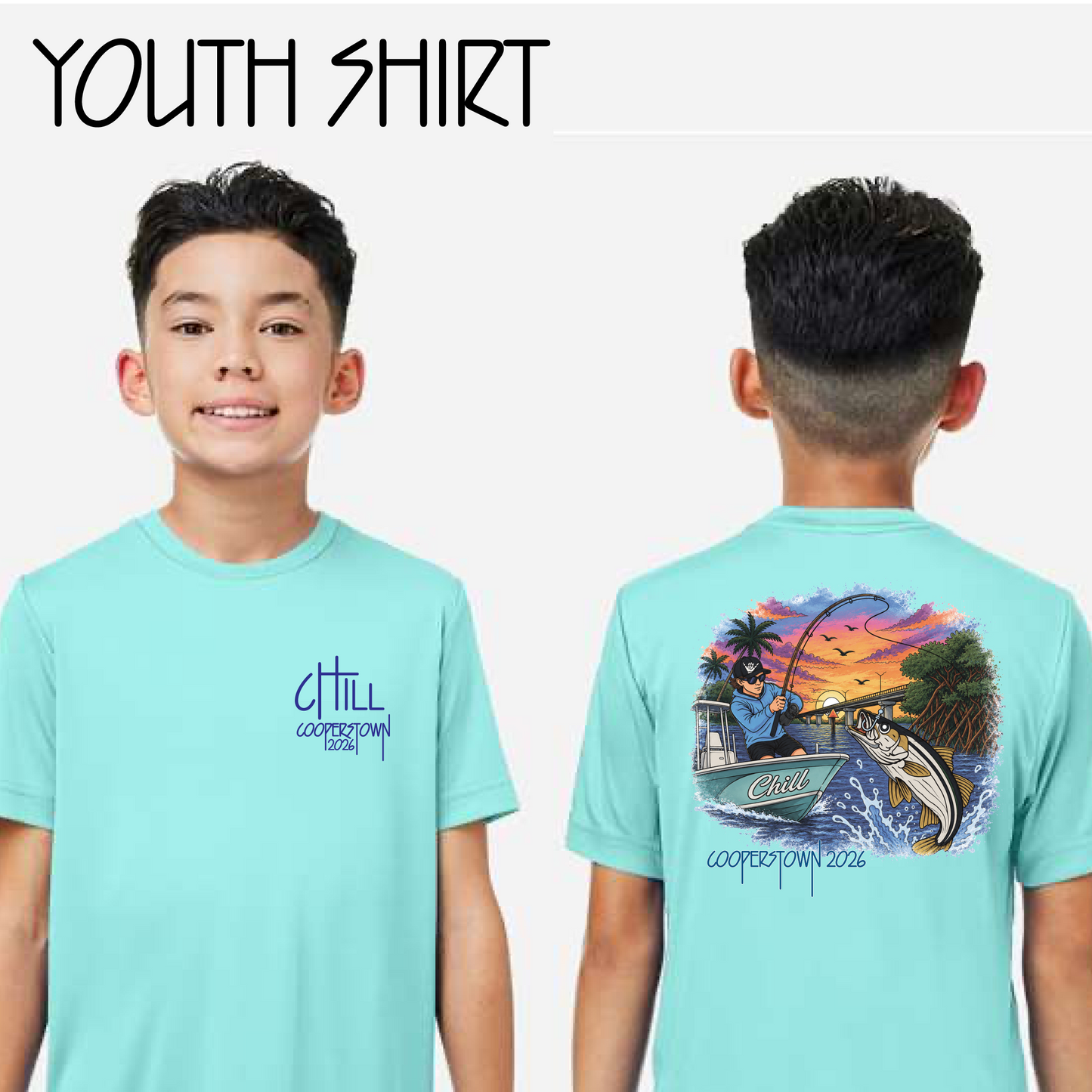 Chill Cooperstown Performance T-shirts Shirts