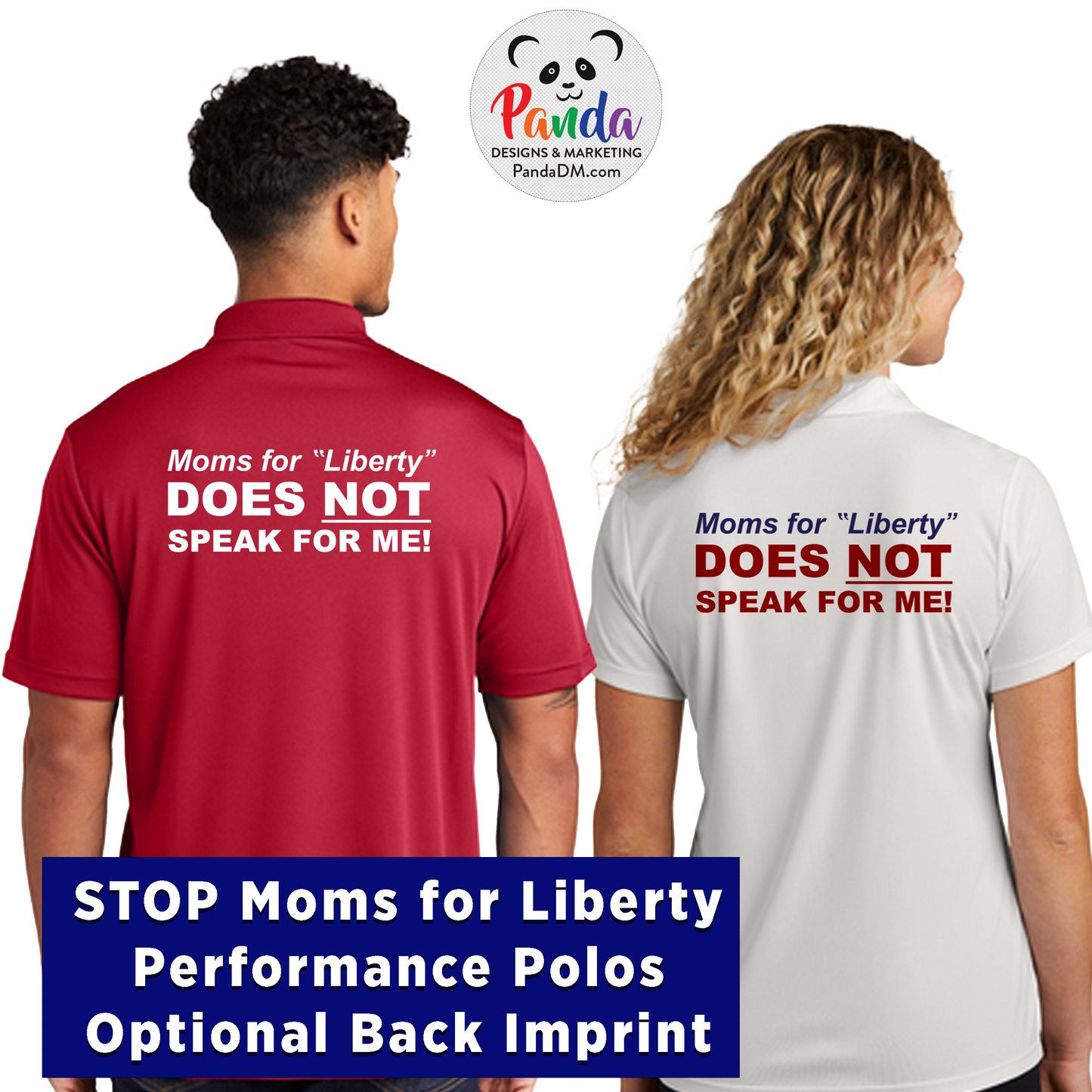 Performance Polos -STOP Moms for Liberty