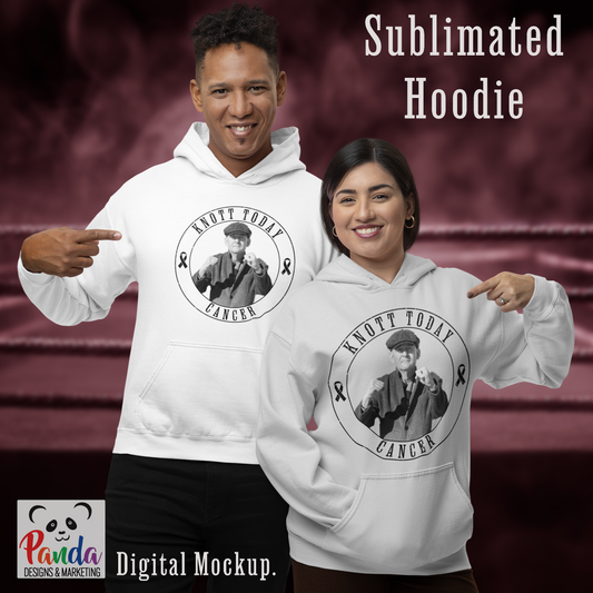Premium Sublimated Hoodie - Knott Today Cancer