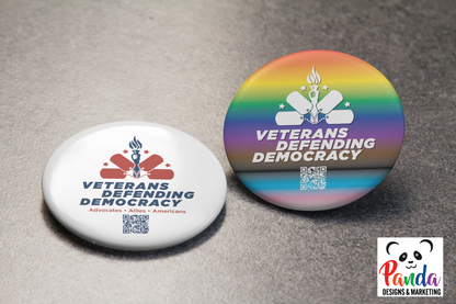 Buttons - Veterans Defending Democracy