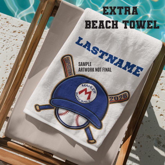 Extra Beach Towel - All Styles Cooperstown 2026