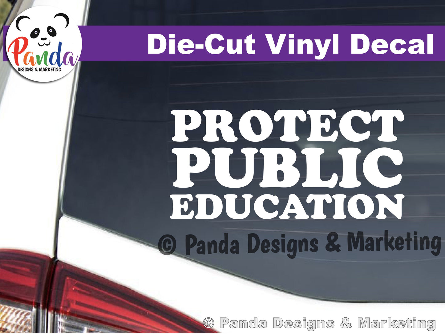 Protect Public Education Vinyl Decal