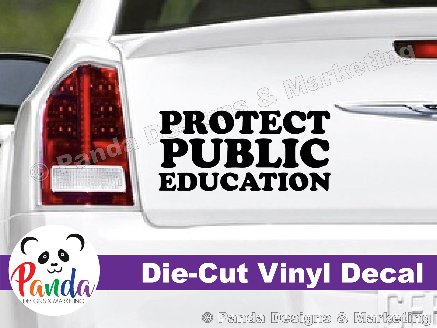 Protect Public Education Vinyl Decal