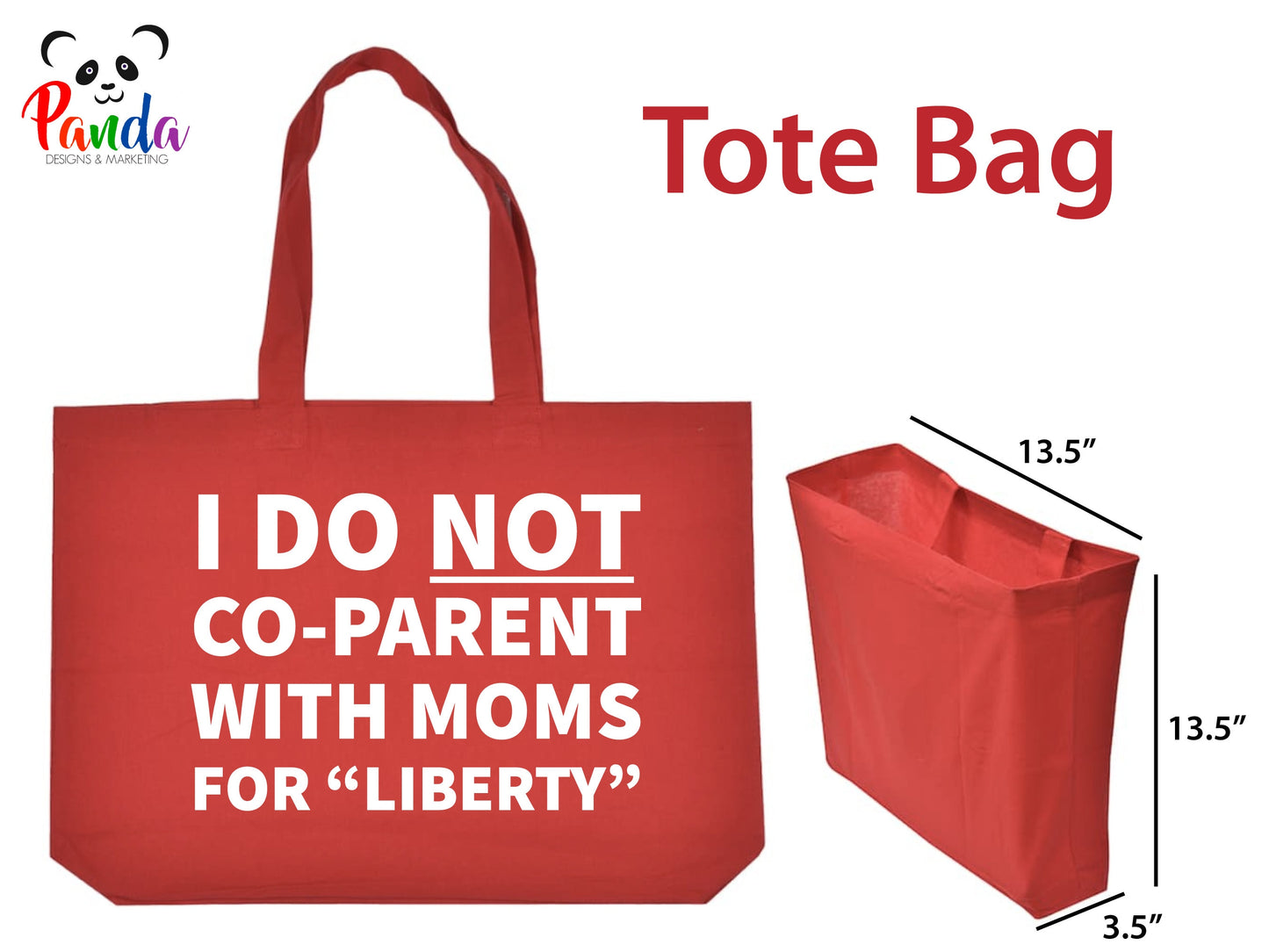 I do NOT co-parent with Moms for Liberty Tote Bag.