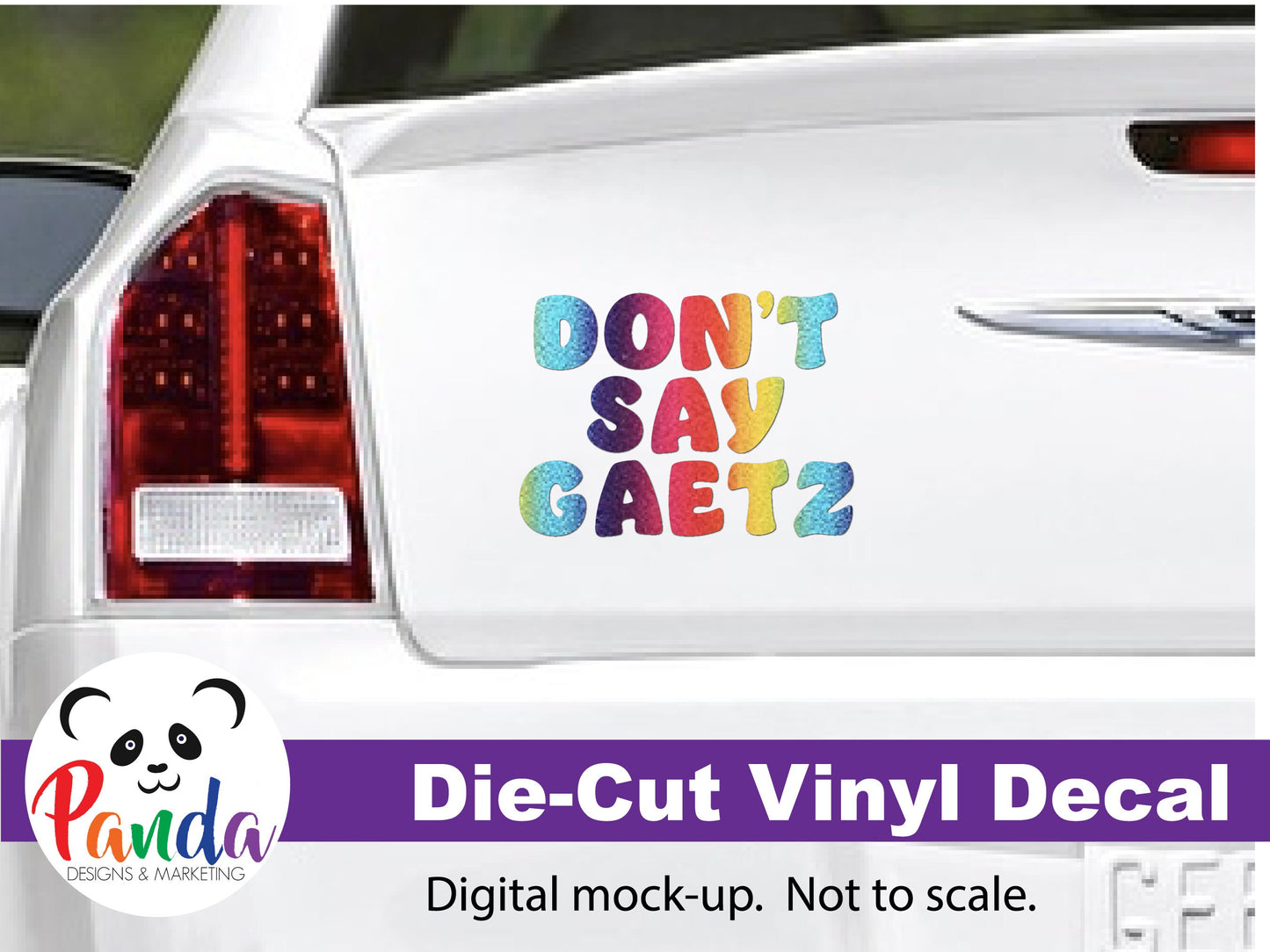 Don't Say Gaetz vinyl decal