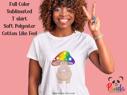 Rainbow and Trans Pride Shroomies T-shirt
