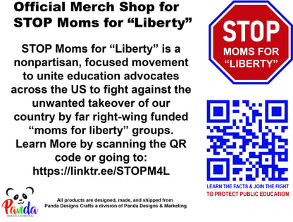Vinyl Decal Sticker - STOP Moms for Liberty